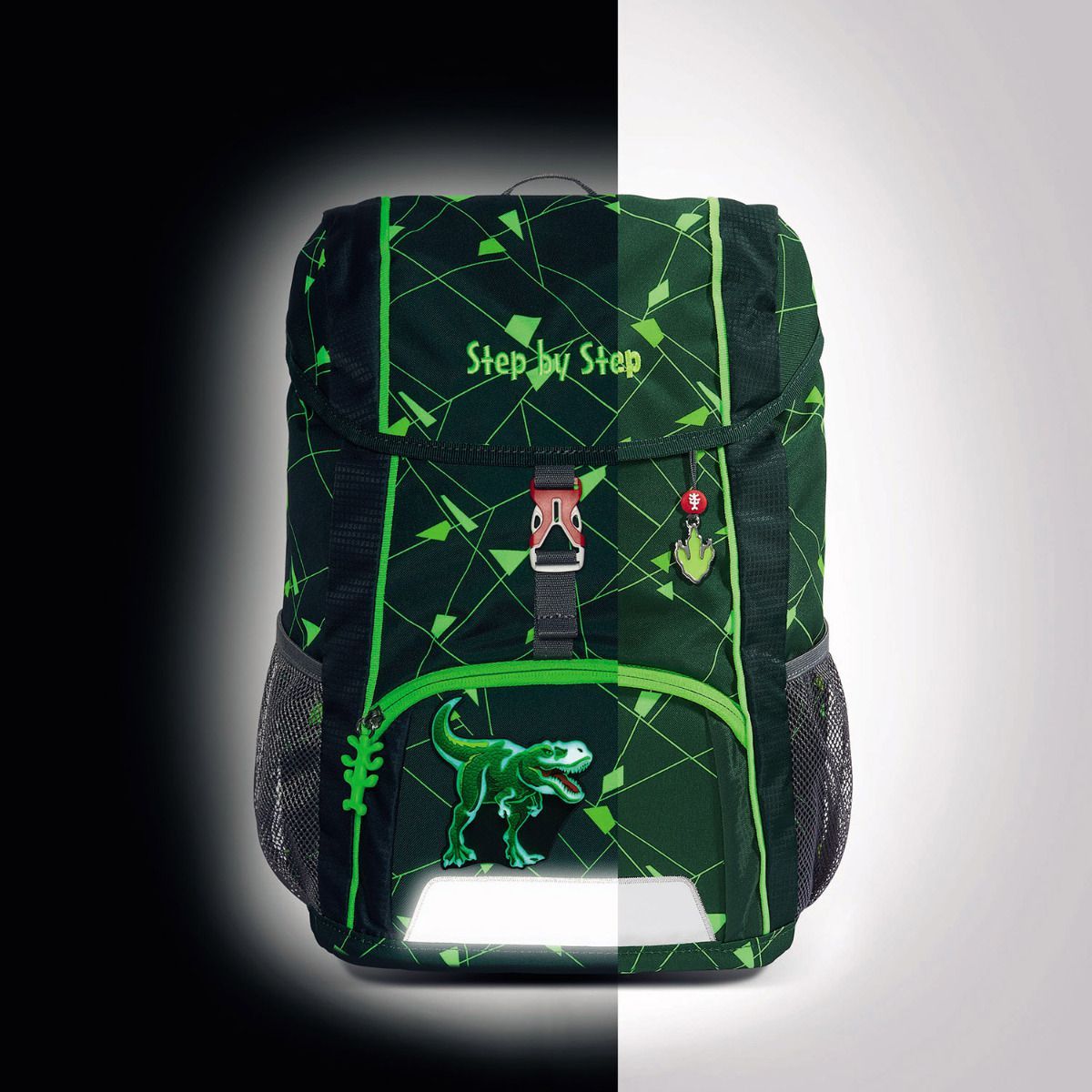 Step by Step Kid Shine Dino Night Tyro Kinderrucksack Set 3tlg.