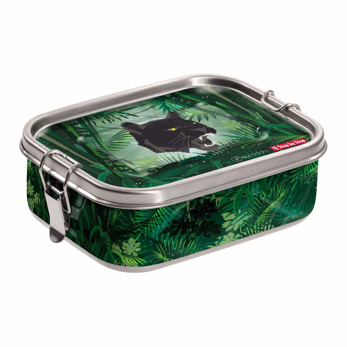 Step by Step Edelstahl Lunchbox Wild Cat Chiko