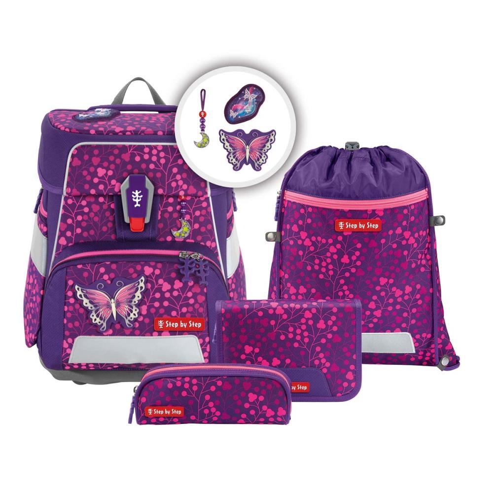 Step by Step Space Shine Butterfly Night Ina Special Edition Schulranzen Set 5tlg.