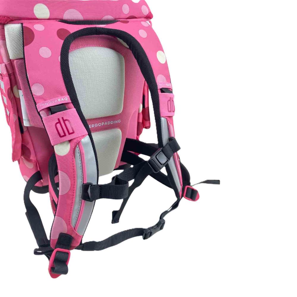 Innovabaq Pink Bubbles Schulranzen Set 5tlg.
