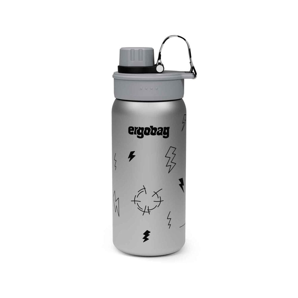 Ergobag Edelstahl Trinkflasche Gewitter 0,5 l
