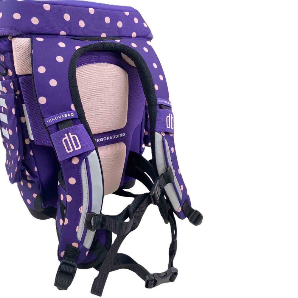 Innovabaq Viola Pastell Schulranzen Set 5tlg.