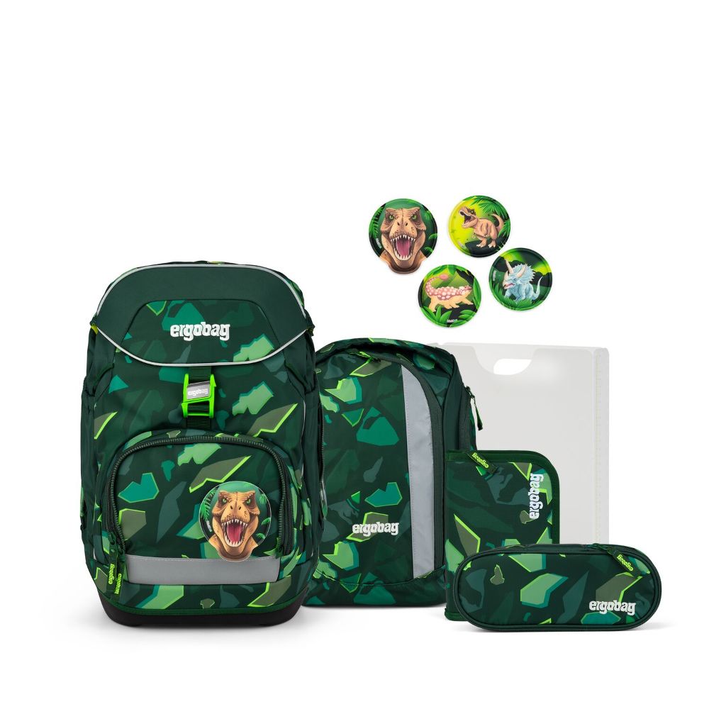Ergobag Pack DinosauriBär Schulrucksack Set 6tlg.