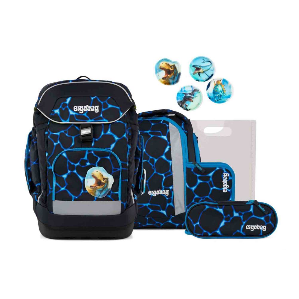 Ergobag Maxi Bärassic Garden Color Flash Edition Schulrucksack Set 6tlg.