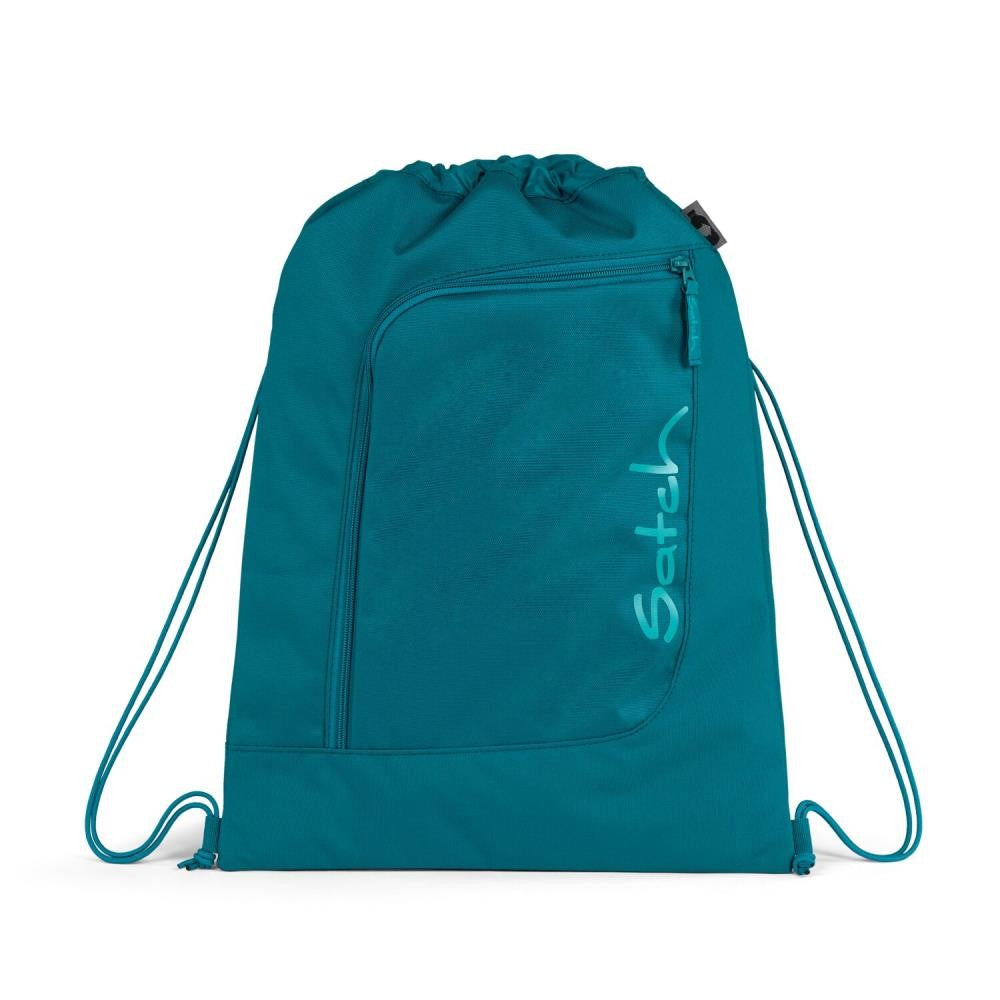 Satch Pack Deep Petrol Pencil Slider Light Edition Schulrucksack Set 3tlg.