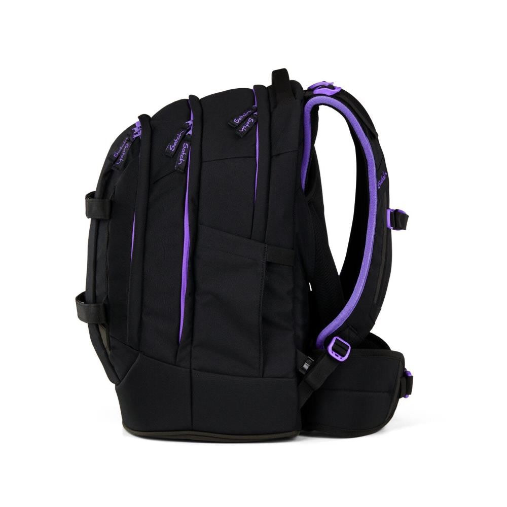 Satch Pack Purple Phantom Schulrucksack Set 3tlg.