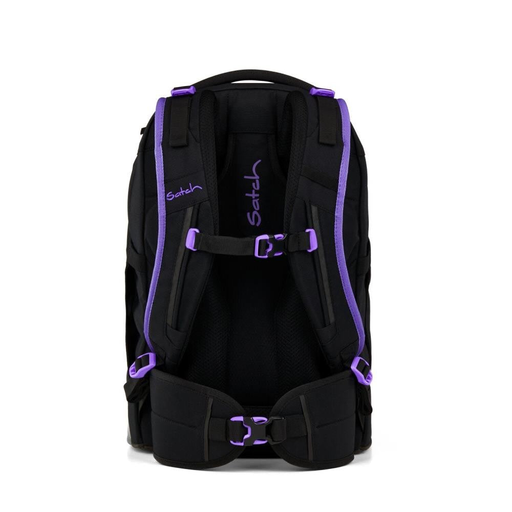 Satch Pack Purple Phantom Schulrucksack Set 3tlg.