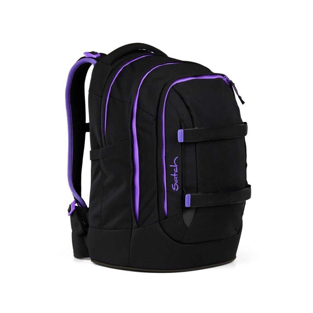 Satch Pack Purple Phantom Schulrucksack Set 2tlg.