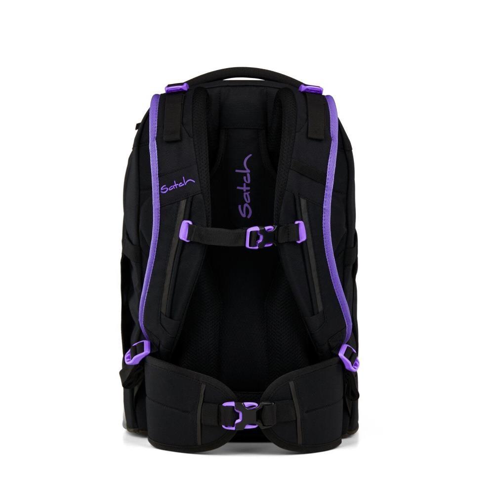 Satch Pack Purple Phantom Schulrucksack Set 2tlg.