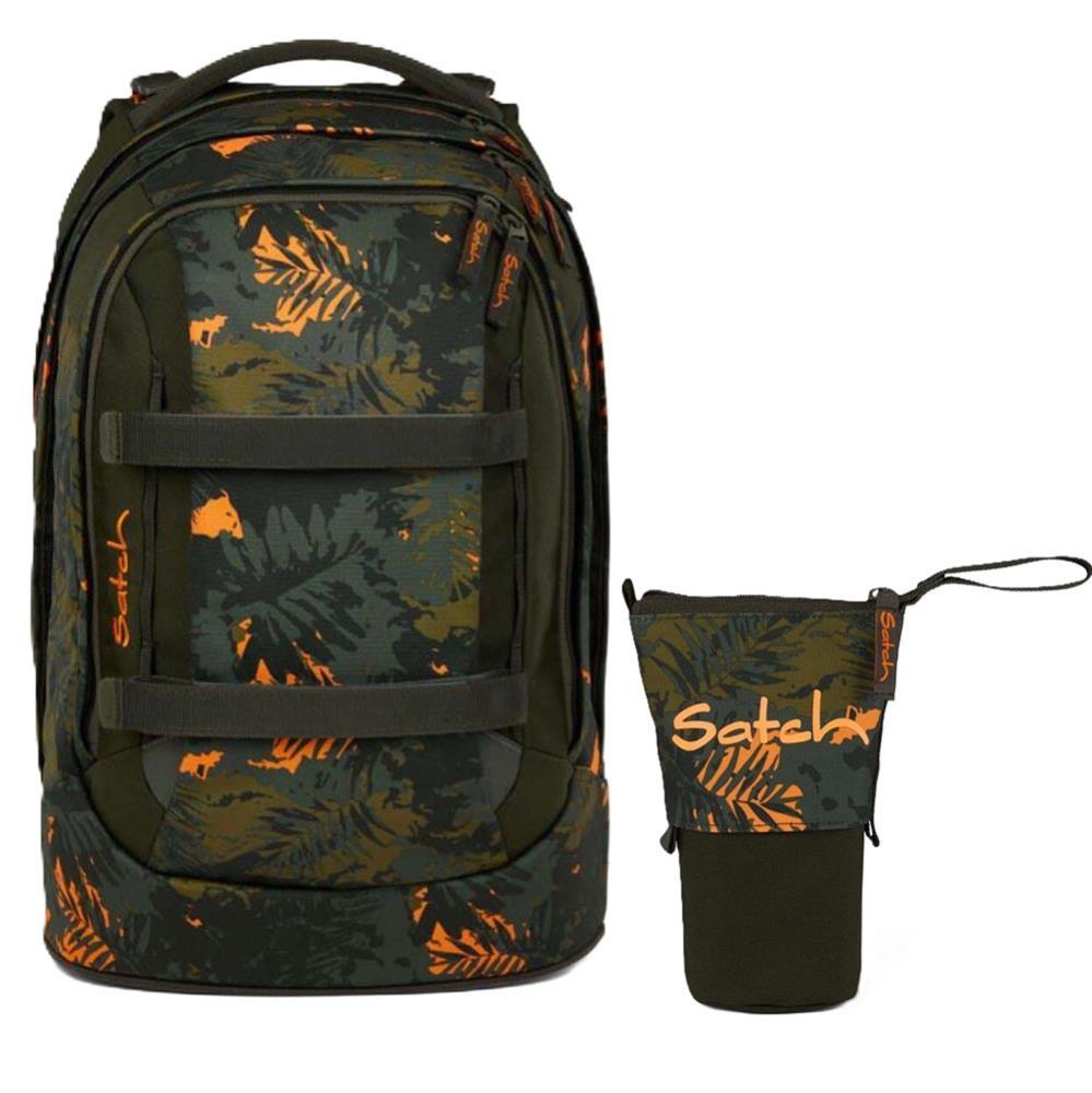 Satch Pack Jurassic Jungle Schulrucksack Set 2tlg.