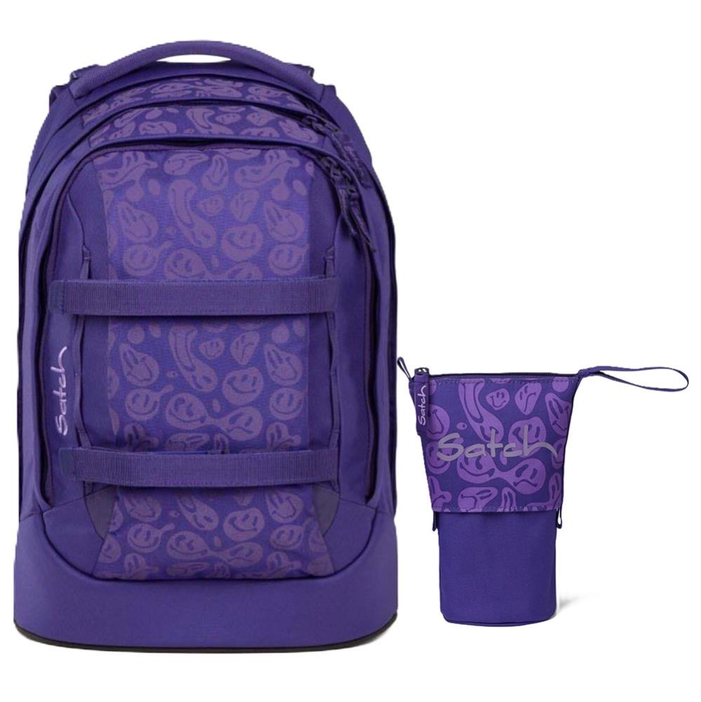 Satch Pack Bright Faces Schulrucksack Set 2tlg.