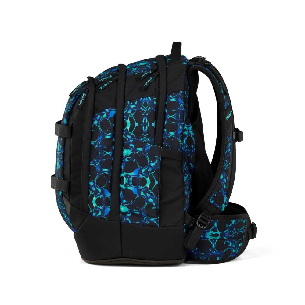 Satch Pack Caleido Blue Streetwalk Edition Schulrucksack Set 4tlg.