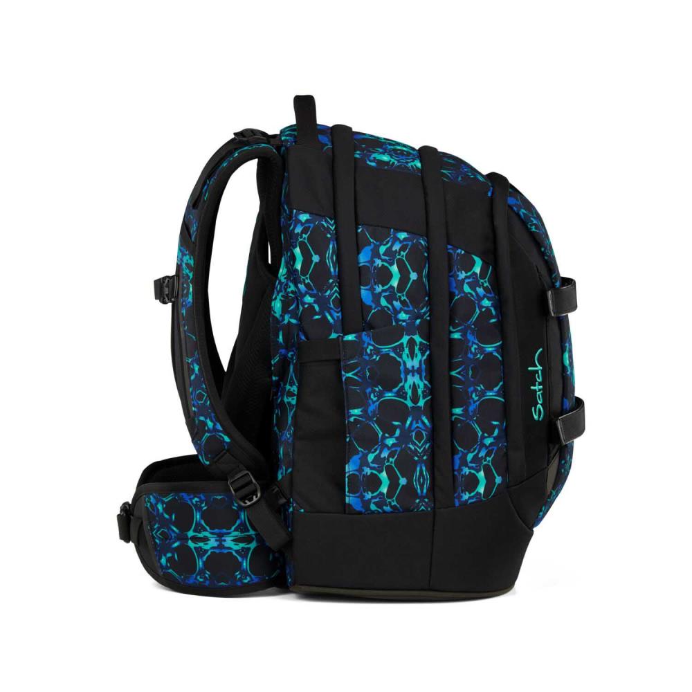 Satch Pack Caleido Blue Streetwalk Edition Schulrucksack Set 4tlg.
