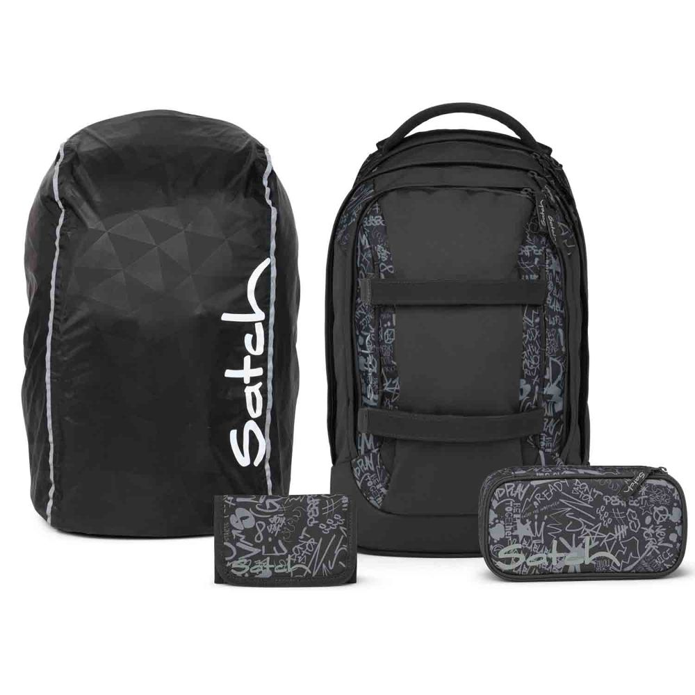 Satch Pack Street Ink  Streetwalk Edition Schulrucksack Set 4tlg.