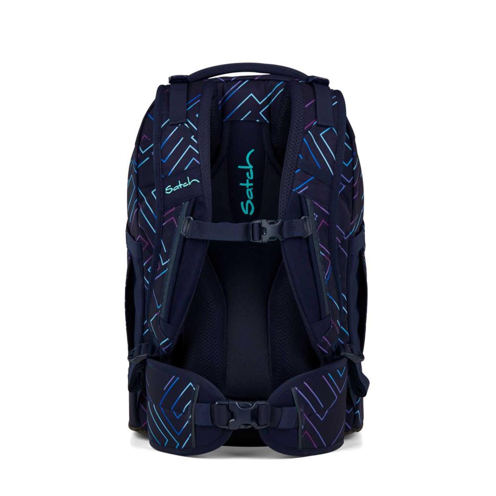 Satch Pack Purple Laser Beauty and The School Edition Schulrucksack Set 3tlg.