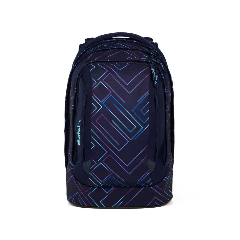 Satch Pack Purple Laser Schulrucksack Set 2tlg.