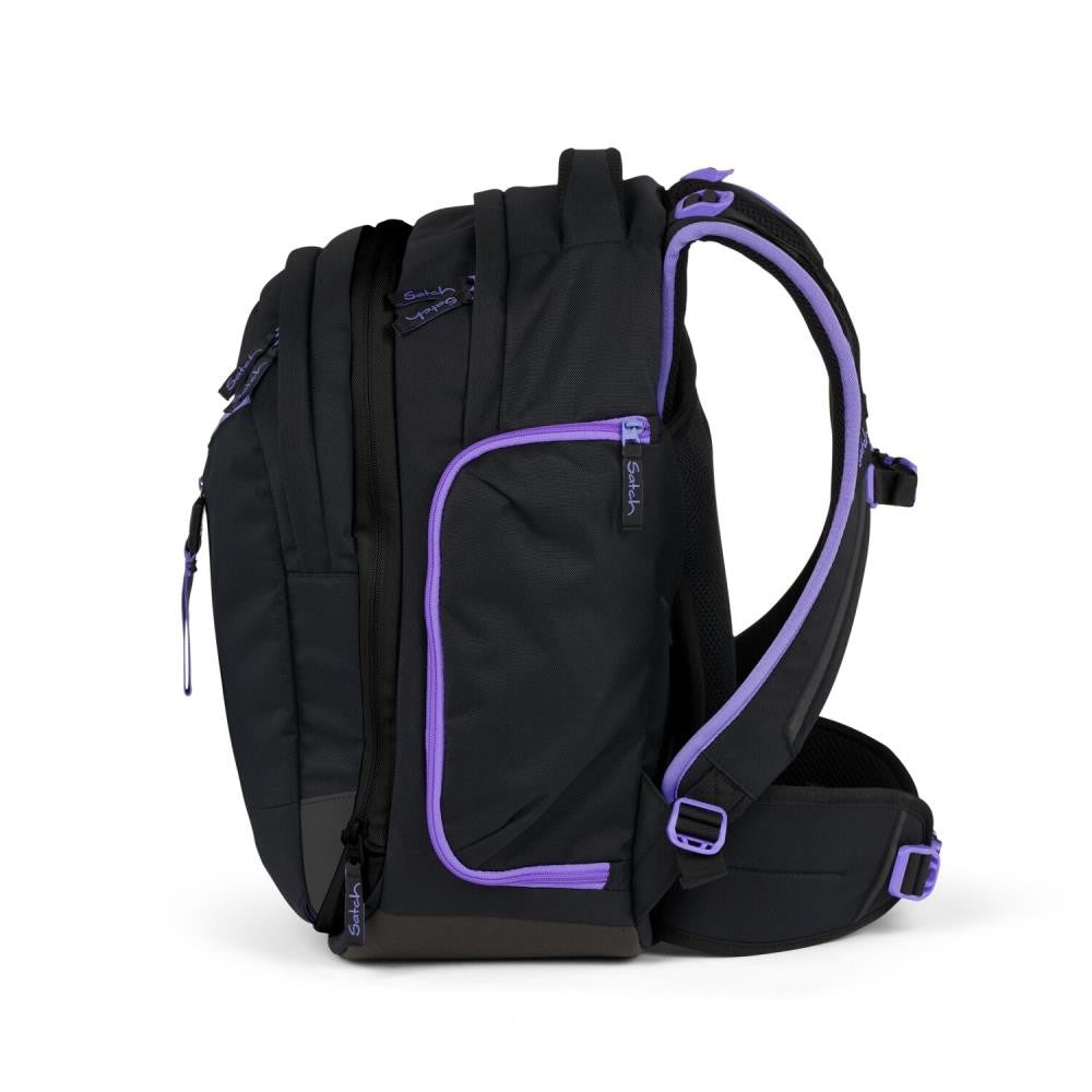 Satch Match Purple Phantom Pencil Slider Light Edition Schulrucksack Set 3tlg.