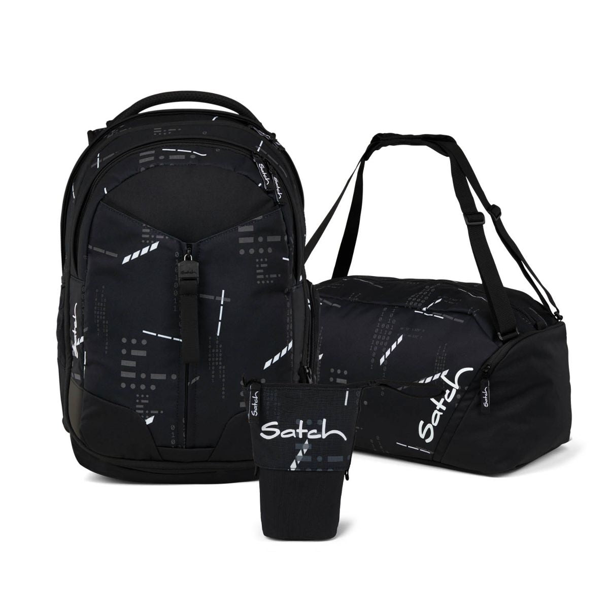 Satch Match Ninja Matrix Pencil Slider Edition Schulrucksack Set 3tlg.