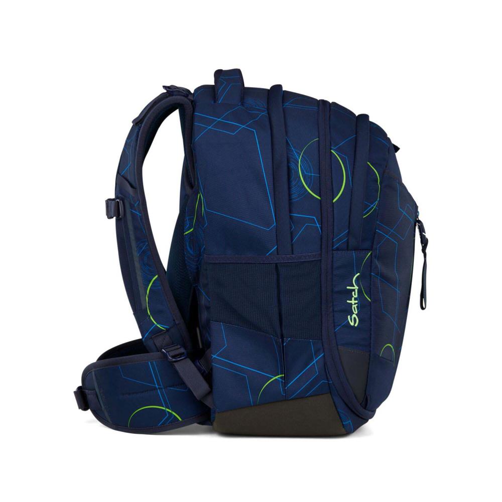 Satch Match Blue Tech Schulrucksack Set 3tlg.