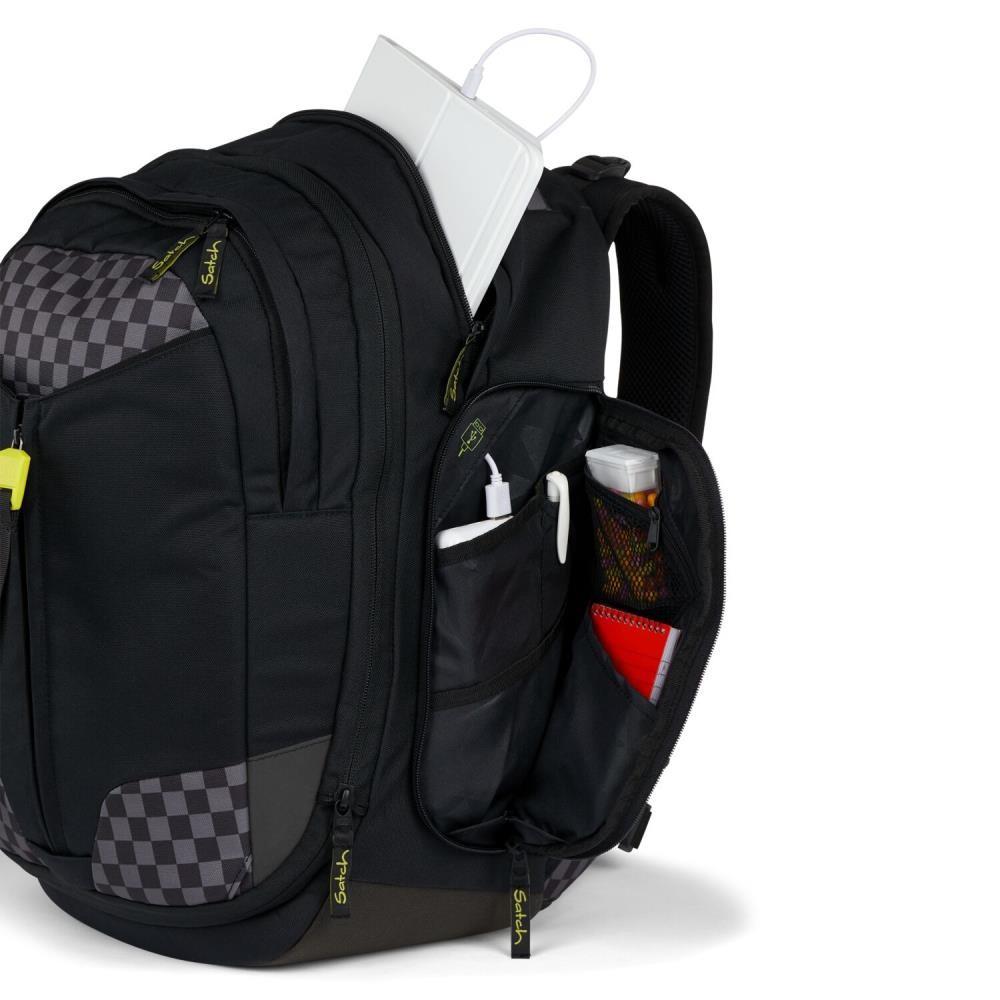 Satch Match Purple Laser Schulrucksack Set 2tlg.