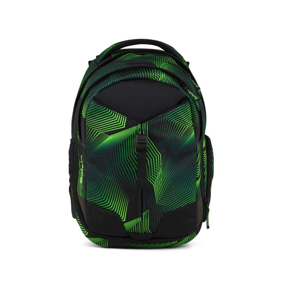 Satch Match Seismic Green Pencil Slider Light Edition Schulrucksack Set 3tlg.