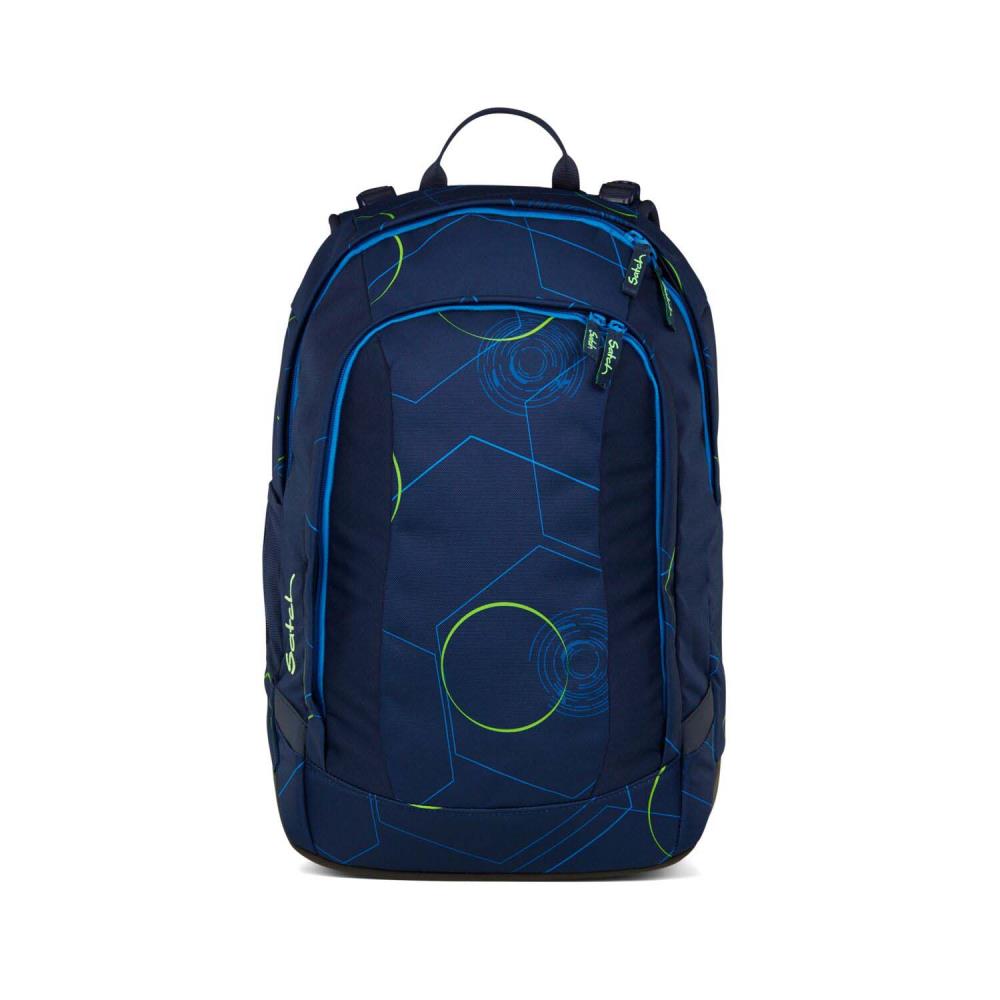 Satch Air Blue Tech Pencil Slider Light Edition Schulrucksack Set 3tlg.