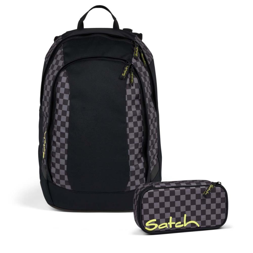 Satch Air Dark Skate Schulrucksack Set 2tlg.