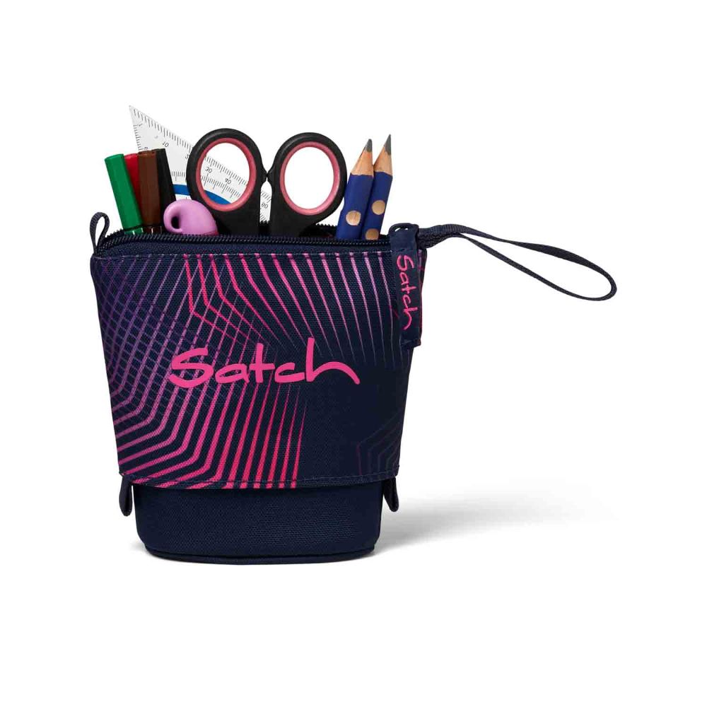 Satch Air Seismic Pink Pencil Slider Light Edition Schulrucksack Set 3tlg.