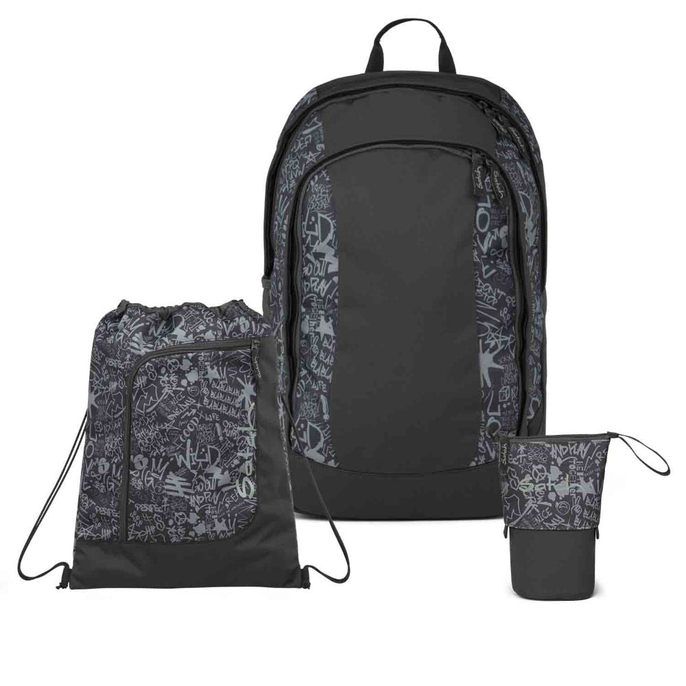 Satch Air Street Ink Pencil Slider Light Edition Schulrucksack Set 3tlg.