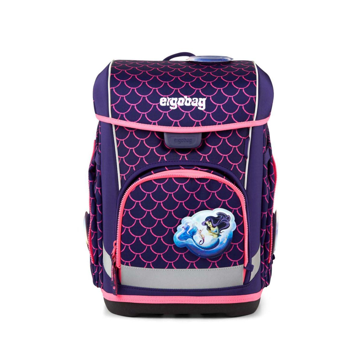 Ergobag Cubo Light PerlentauchBär Color Flash Edition Schulranzen Set 5tlg.