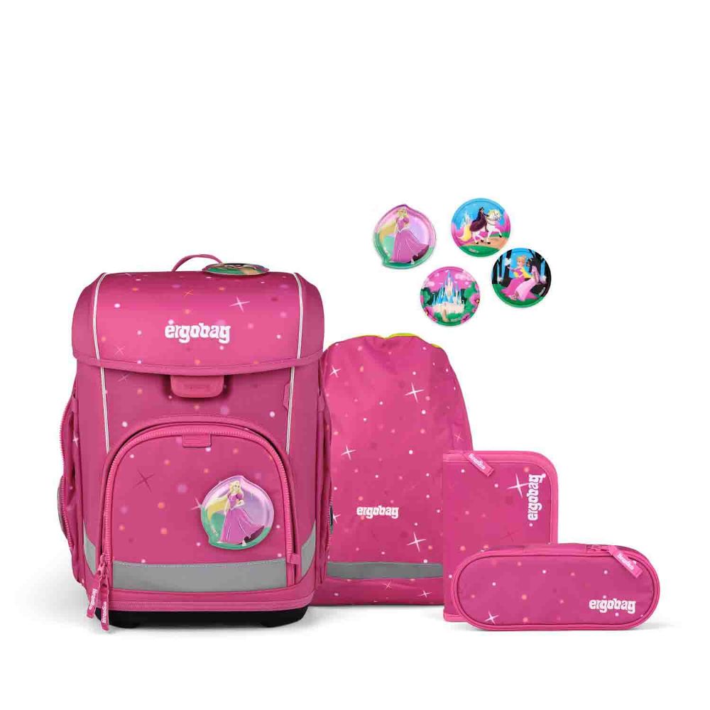 Ergobag Cubo Light ZauBärschloss Schulranzen Set 5tlg.