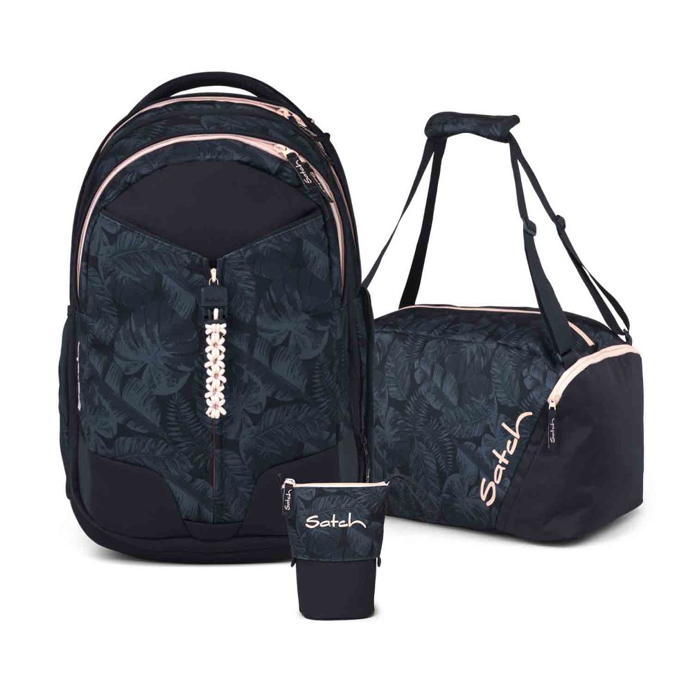 Satch Match Midnight Jungle Pencil Slider Edition Schulrucksack Set 3tlg.
