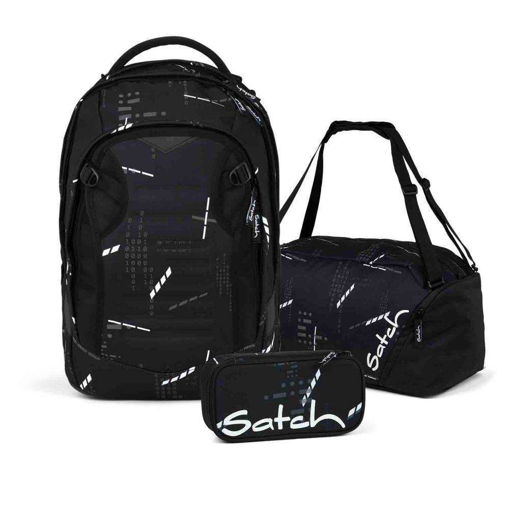 Satch Match Plus Ninja Matrix Schulrucksack 3tlg.