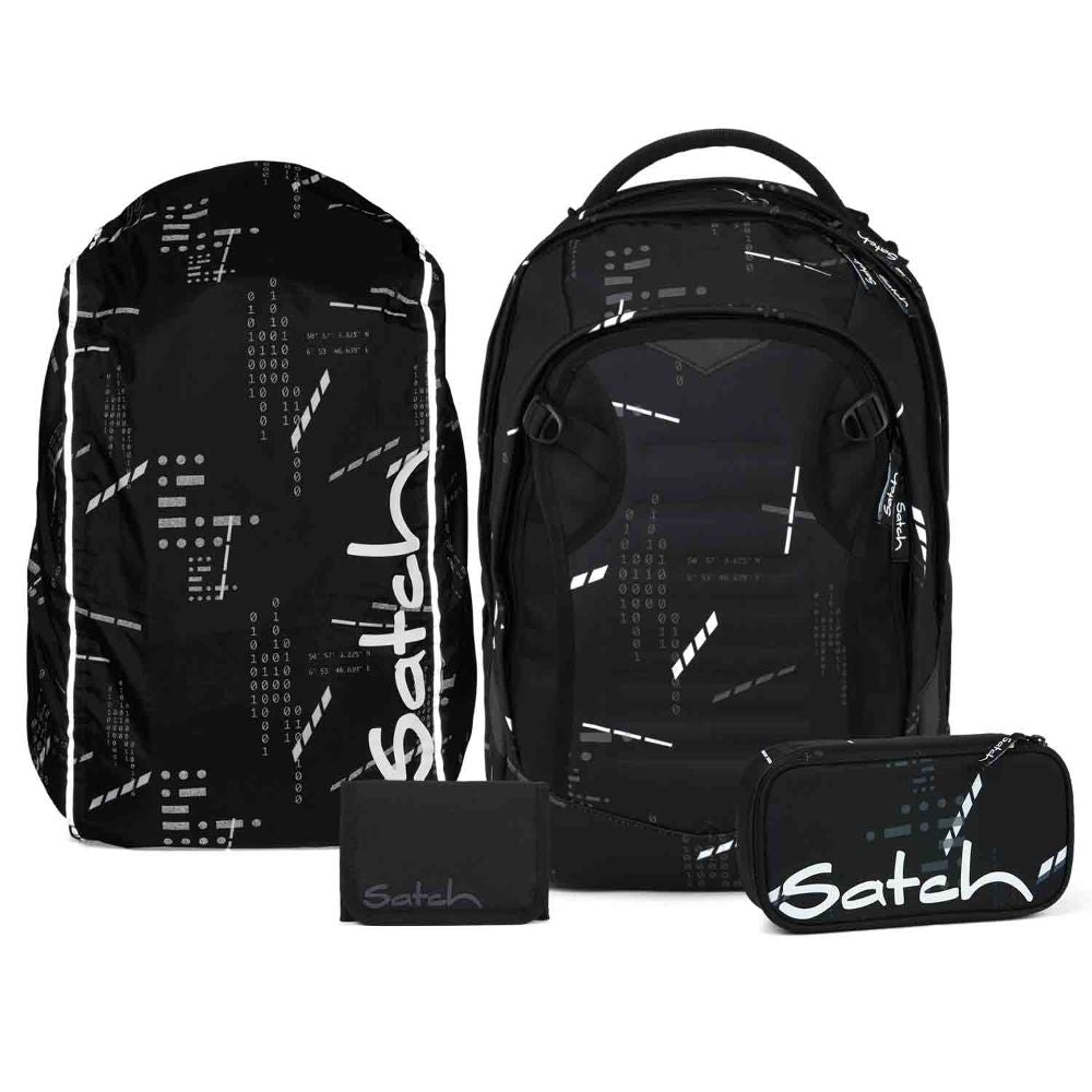 Satch Match Plus Ninja Matrix Streetwalk Edition Schulrucksack Set 4tlg.