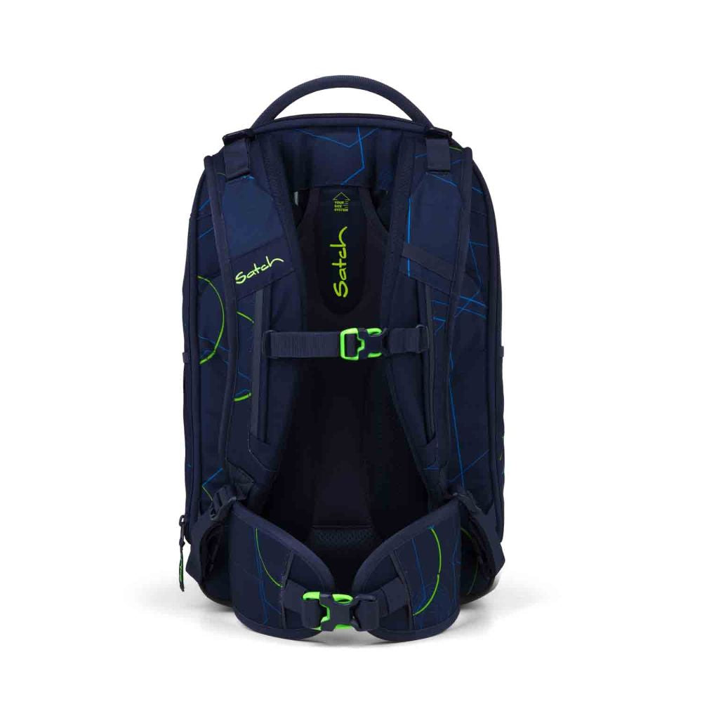 Satch Match Plus Blue Tech Streetwalk Edition Schulrucksack Set 4tlg.