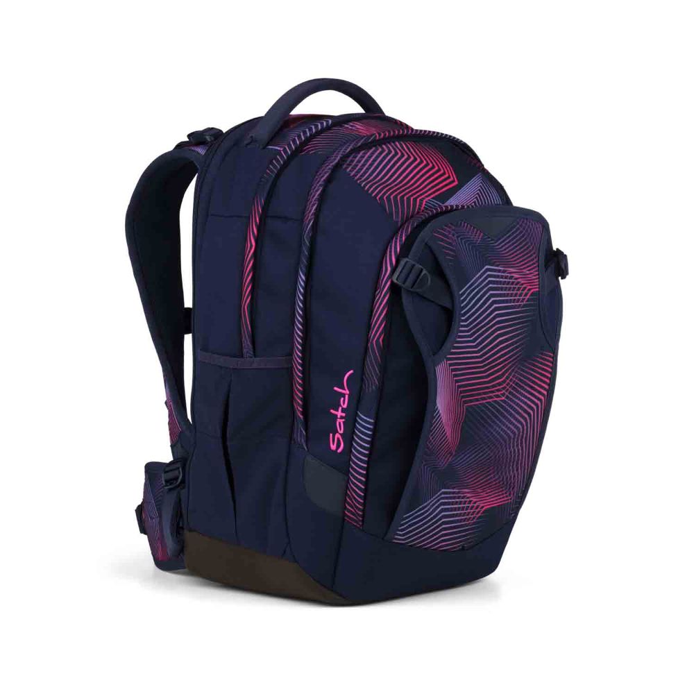 Satch Match Plus Seismic Pink Schulrucksack Set 3tlg.