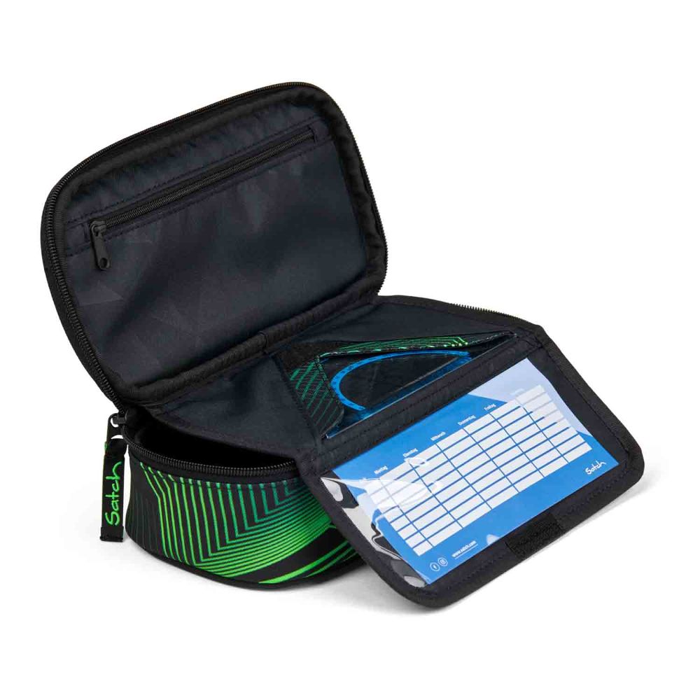 Satch Match Plus Seismic Green Schulrucksack Set 3tlg.