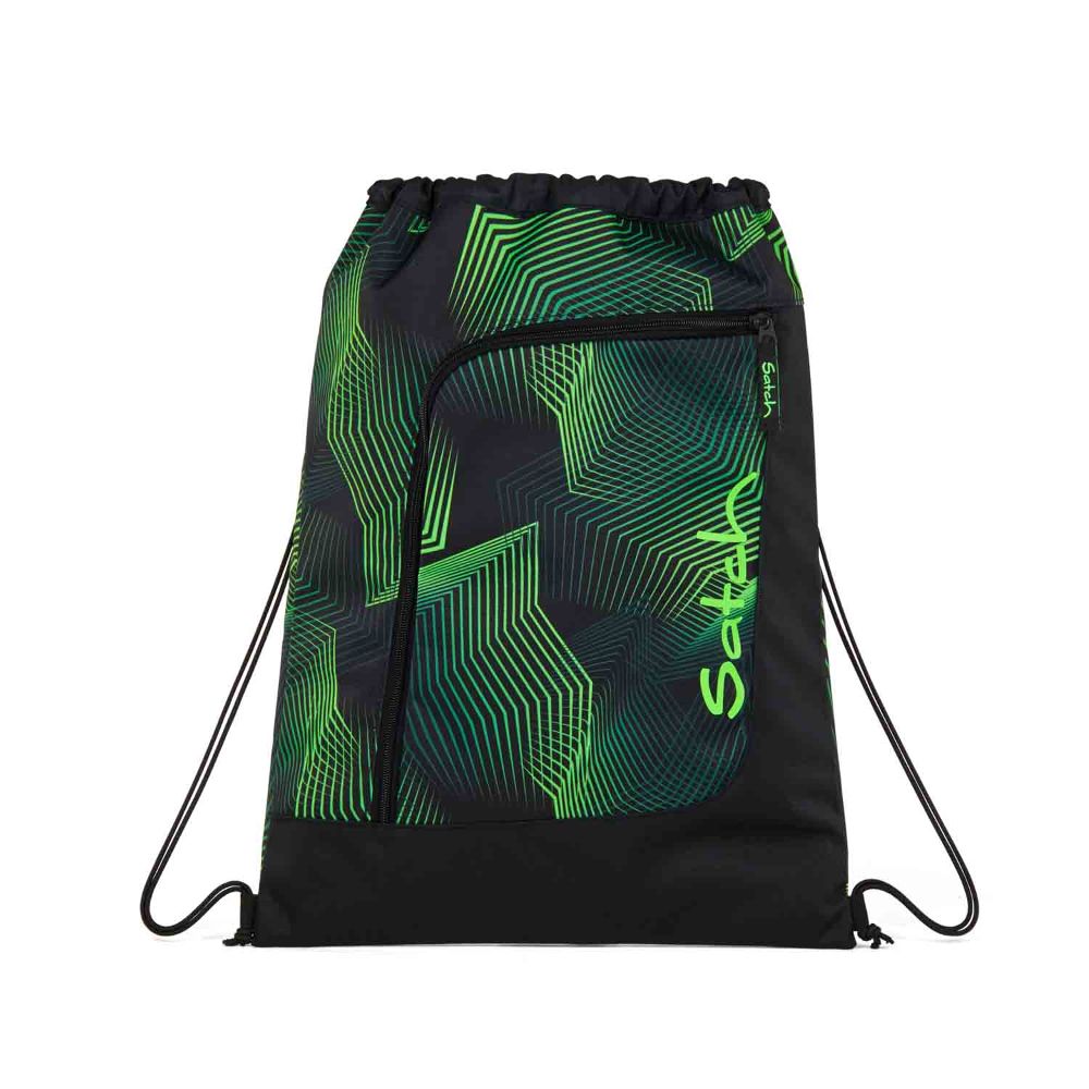 Satch Match Plus Seismic Green Schulrucksack Set 3tlg.