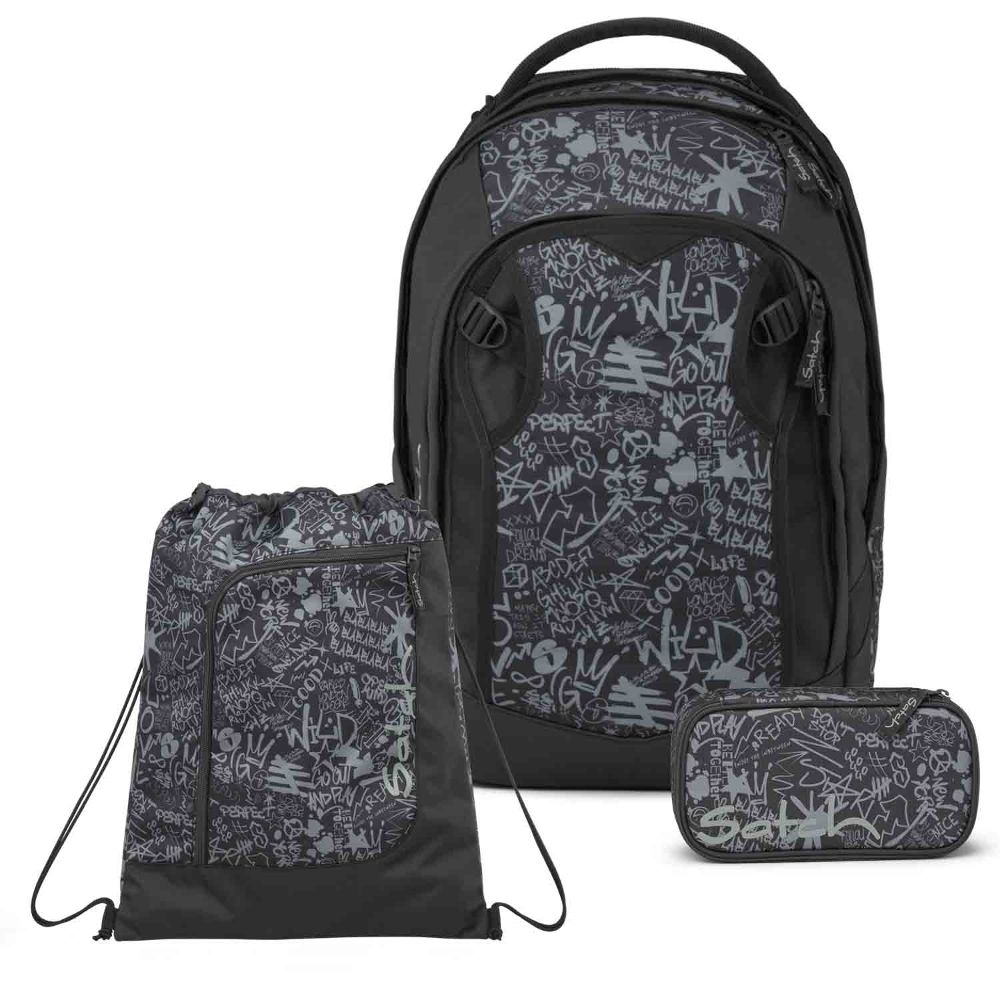 Satch Match Plus Street Ink Schulrucksack 3tlg.