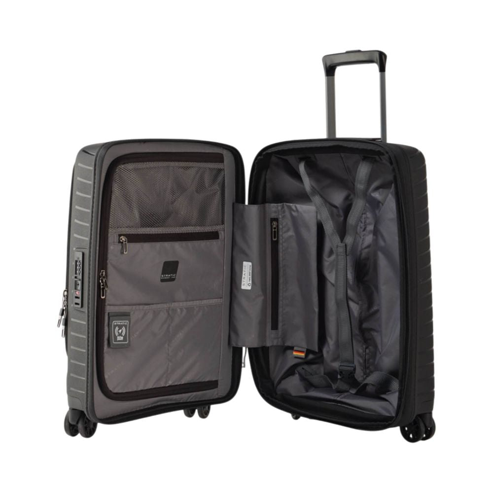 Stratic Novium ML Black 4 Doppelrollen Trolley S 55 cm
