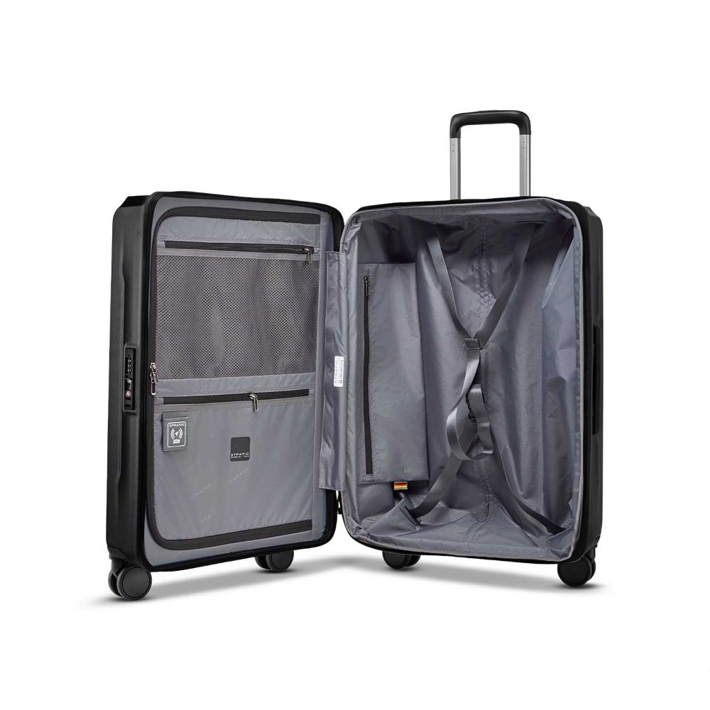 Stratic Phoenix SL Black 4 Doppelrollen Trolley M 66 cm