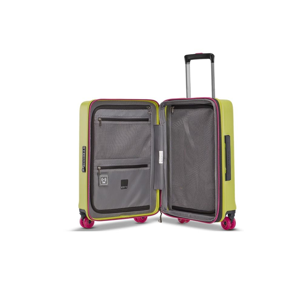 Stratic Buzz Lime Green 4 Doppelrollen Trolley S 54 cm