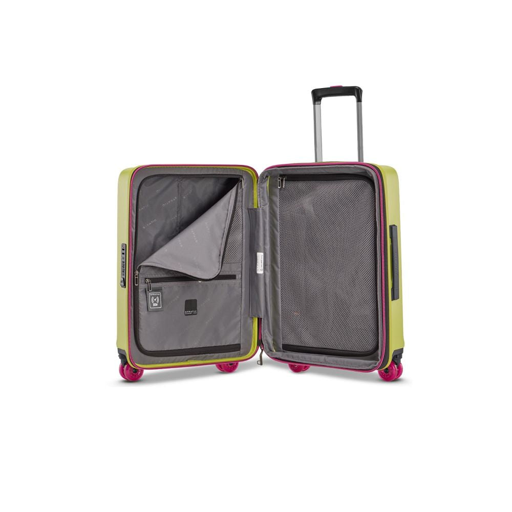 Stratic Buzz Lime Green 4 Doppelrollen Trolley S 54 cm