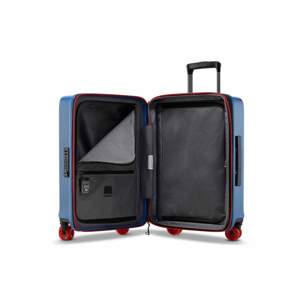 Stratic Buzz Ocean Blue 4 Doppelrollen Trolley S 54 cm