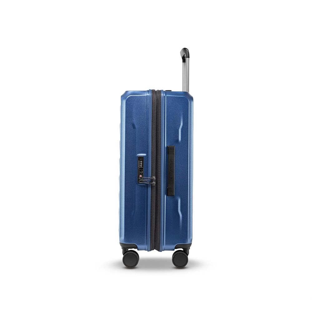 Stratic Phoenix SL Dark Blue 4 Doppelrollen Trolley M 66 cm