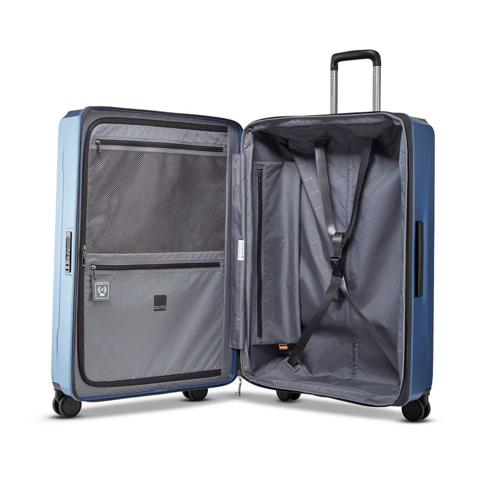 Stratic Phoenix SL Dark Blue 4 Doppelrollen Trolley L 75 cm