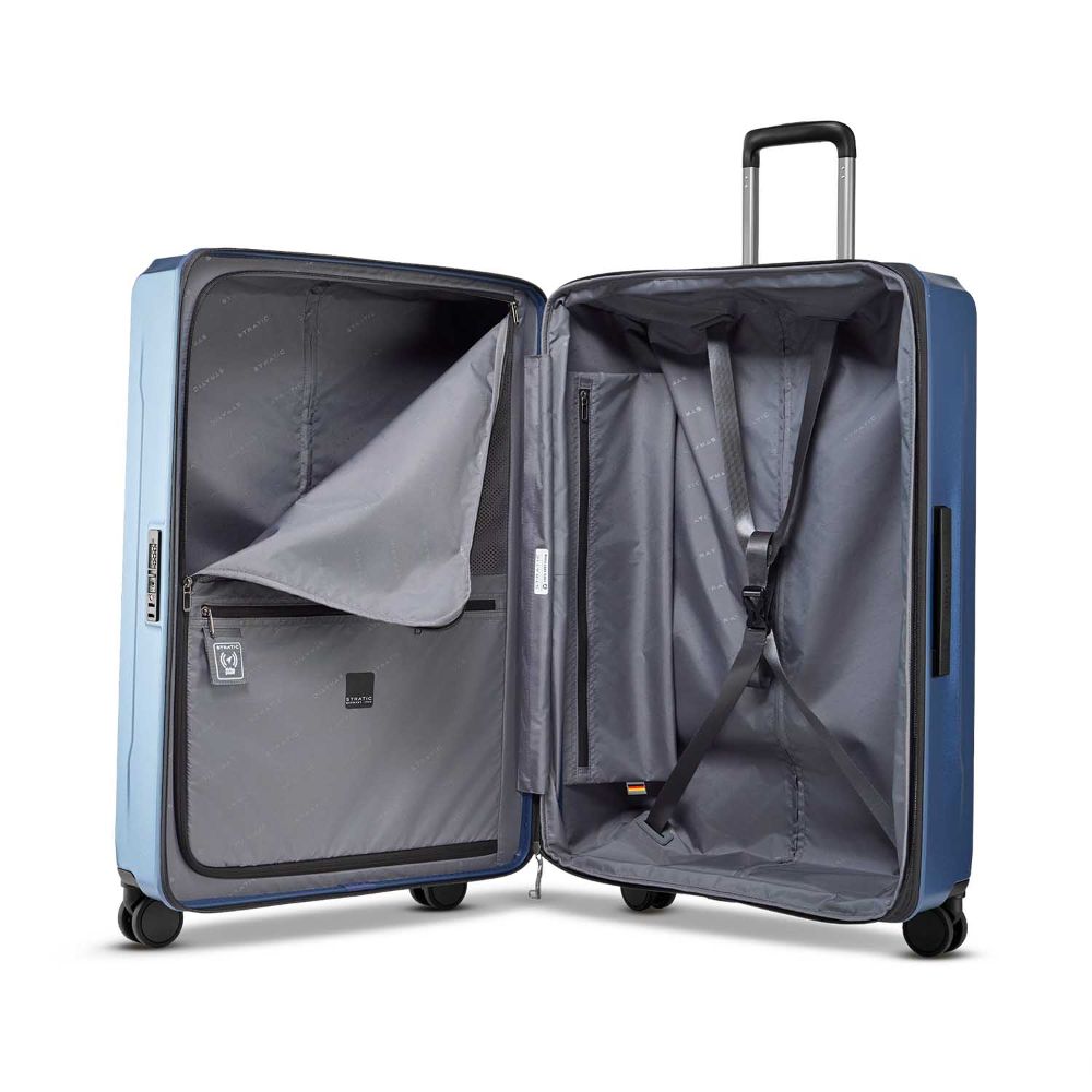 Stratic Phoenix SL Dark Blue 4 Doppelrollen Trolley L 75 cm