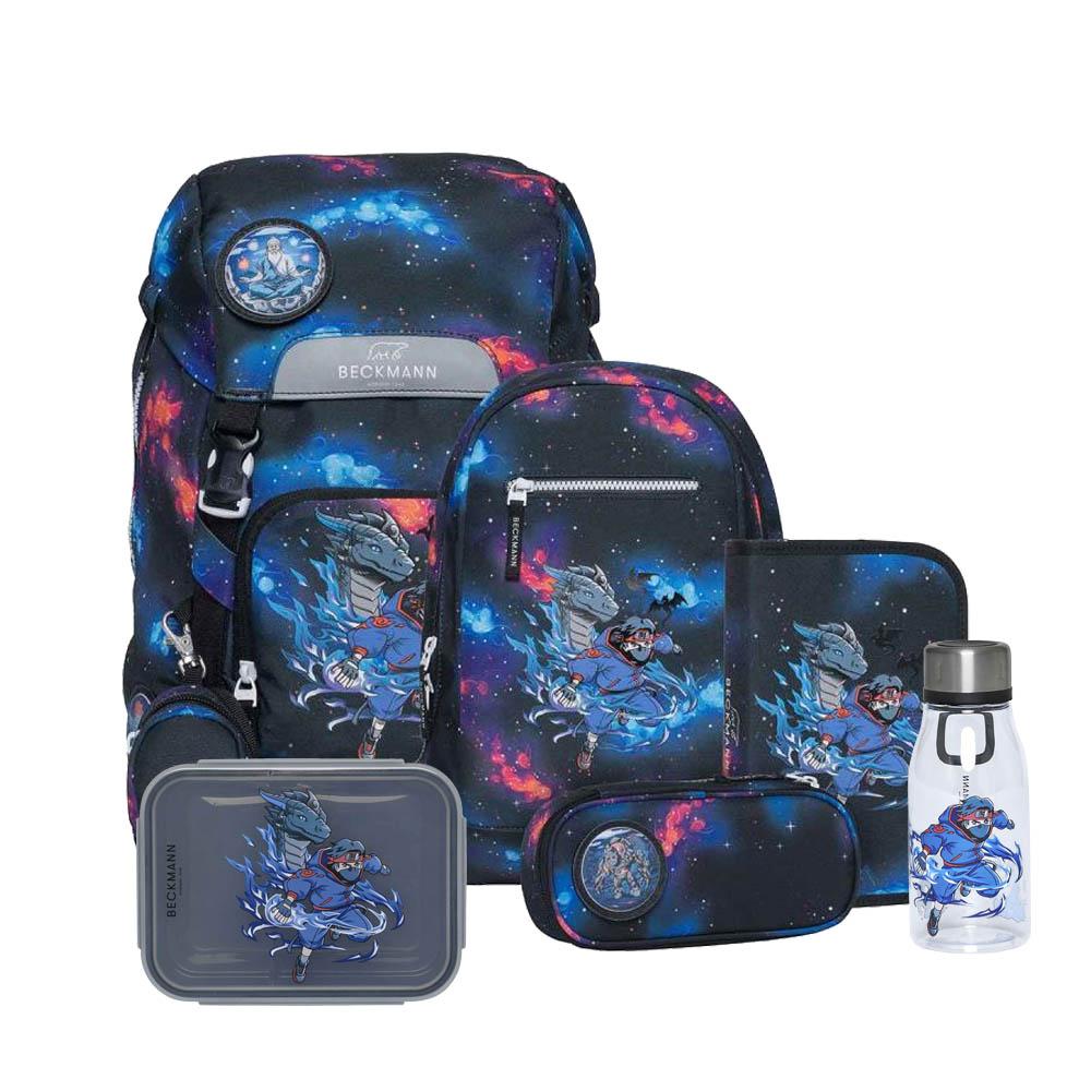 Beckmann Classic Ninja Elements Schulrucksack Set 8tlg.