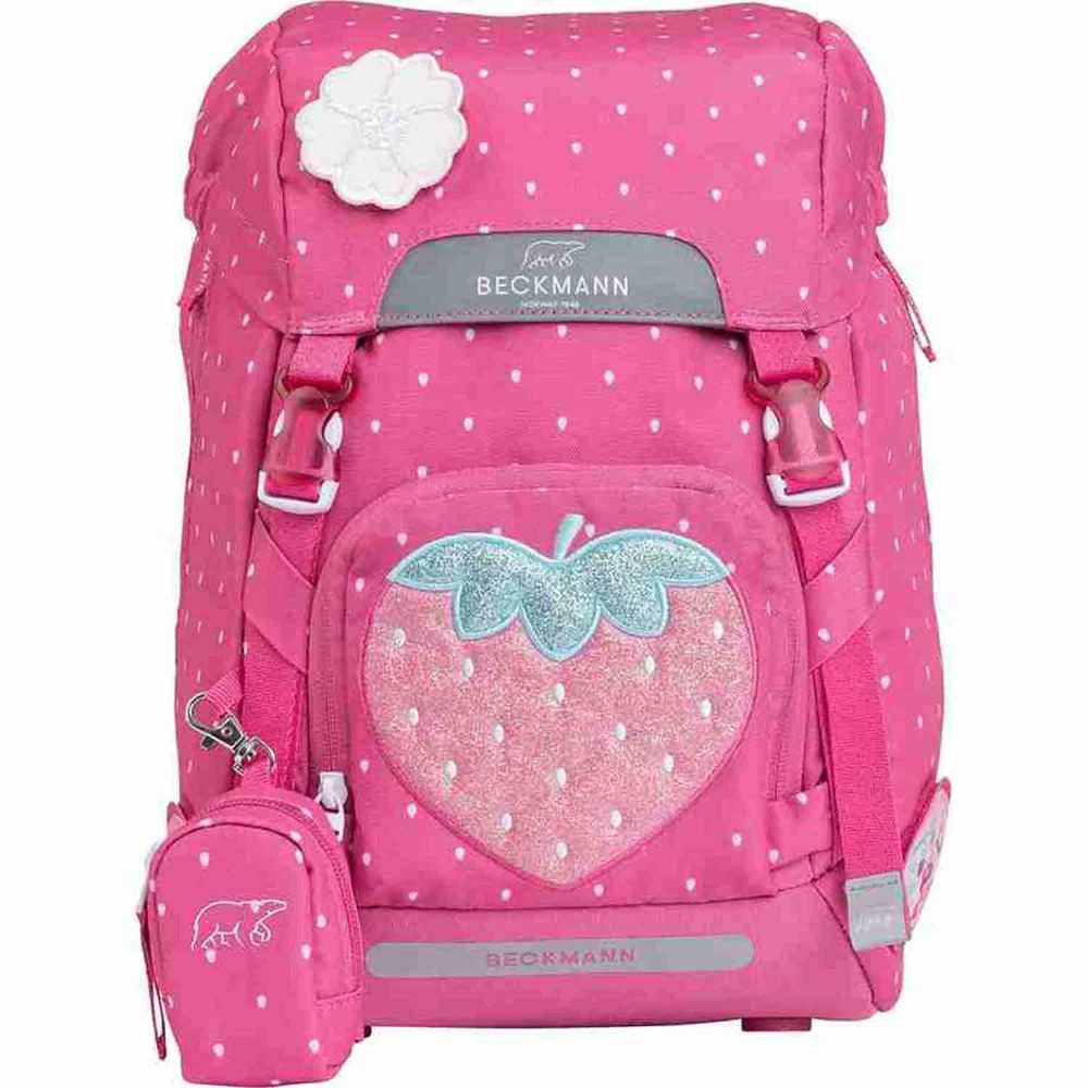 Beckmann Classic Strawberry Schulrucksack Set 8tlg.
