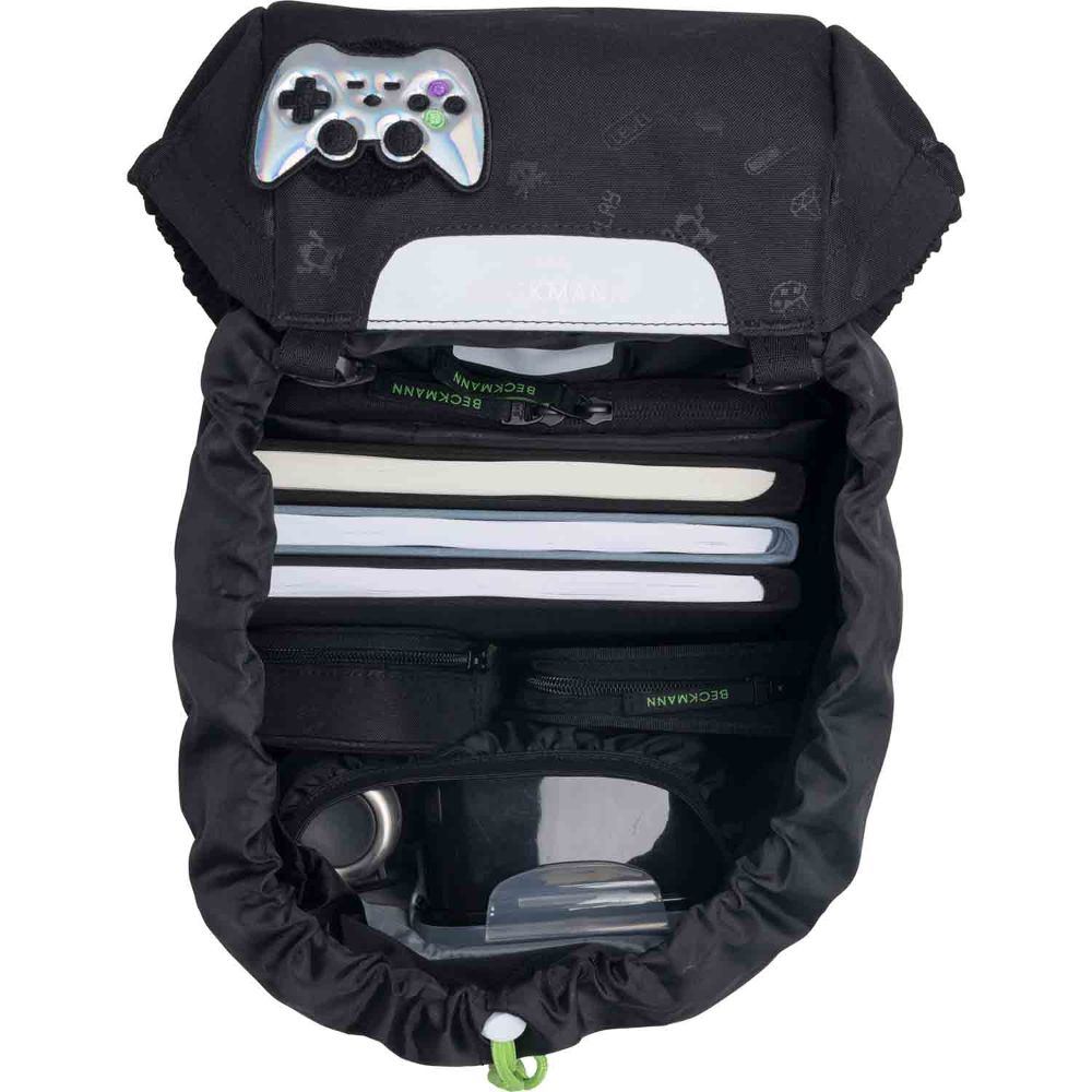 Beckmann Classic Pixel Schulrucksack Set 8tlg.